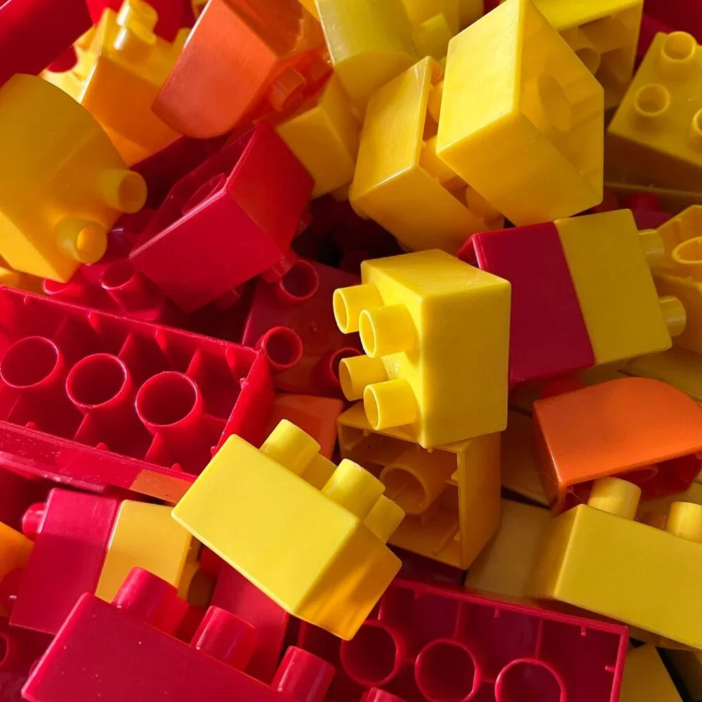 Megablocks red and yellow collection